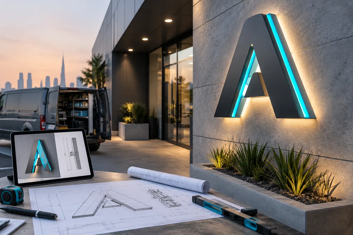 3D Signage — application concept