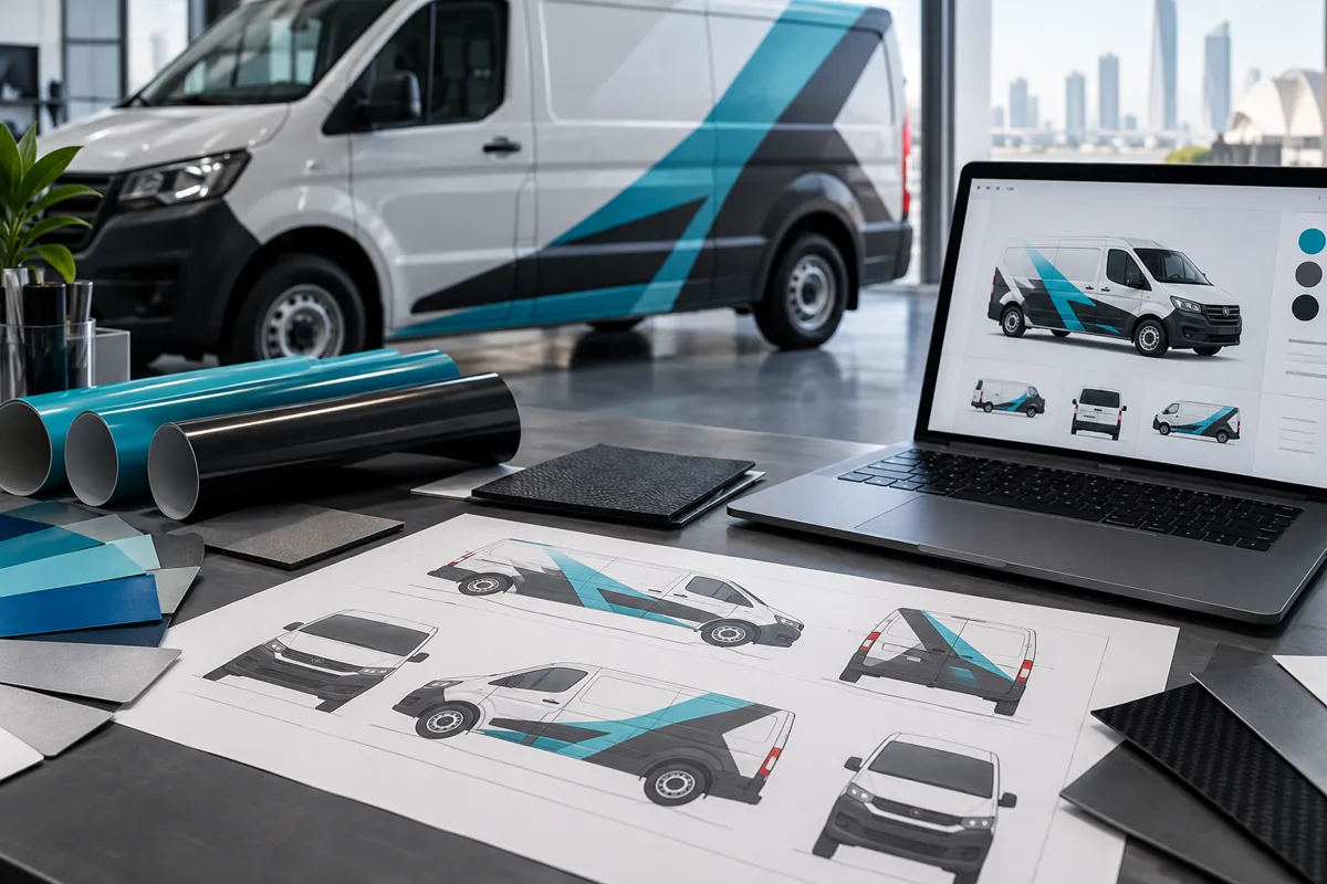 Abu Dhabi Vehicle Graphics Approval — detail concept