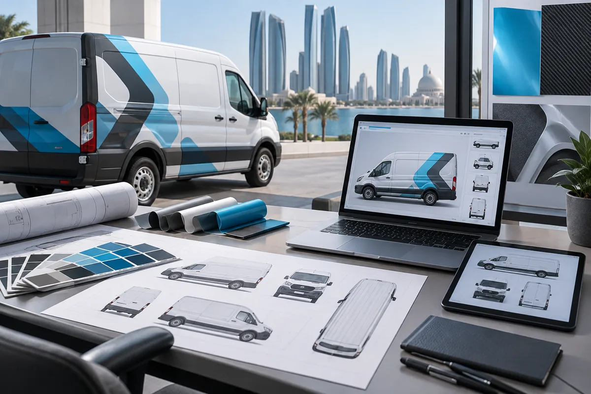 Abu Dhabi Vehicle Graphics Approval illustrative planning