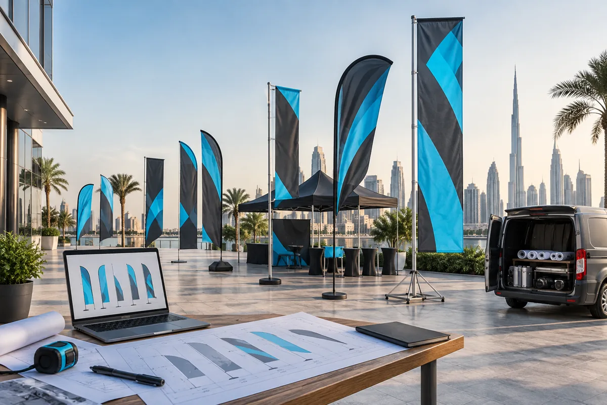 Advertising Flags — example project