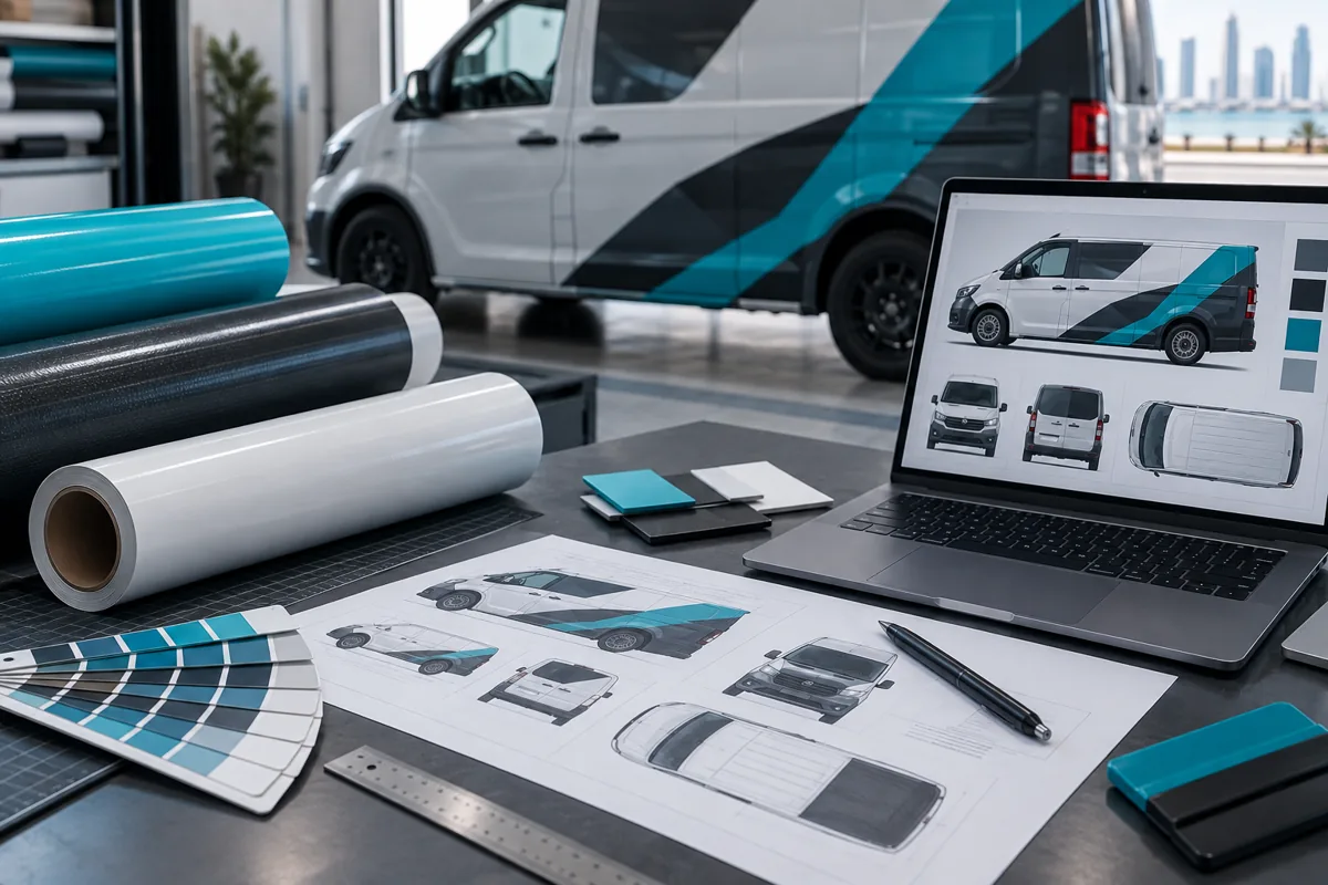 Ajman Vehicle Graphics Approval — detail concept