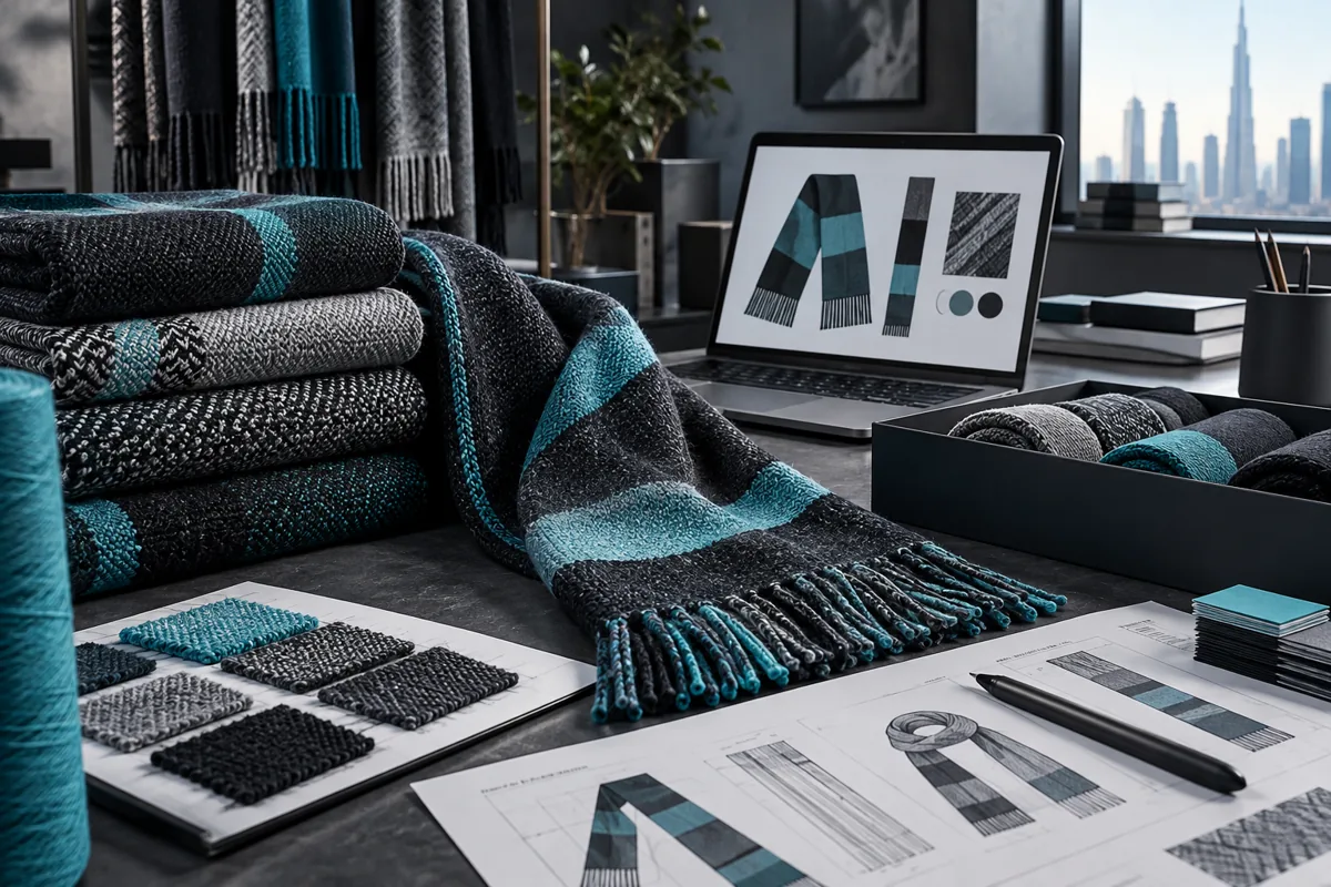 Branded Scarves — detail concept