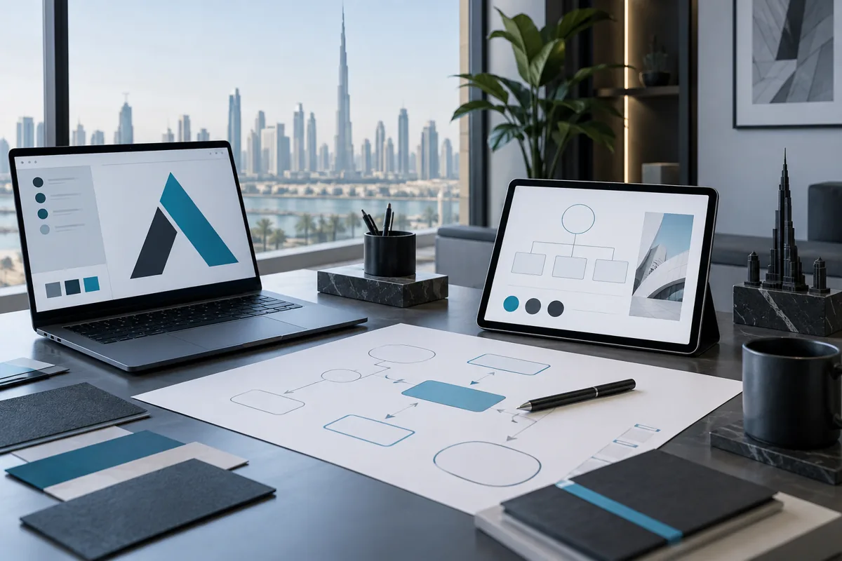 Branding & Identity illustrative planning