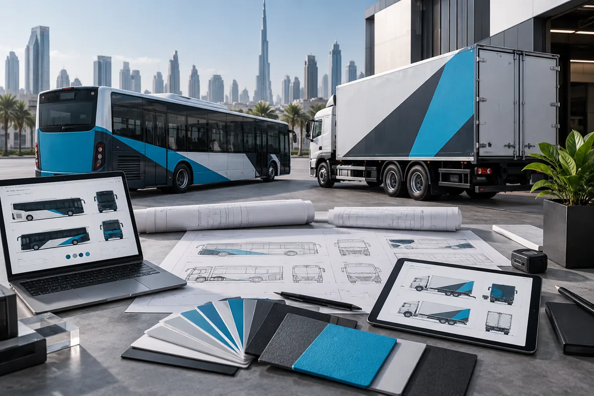 Bus & Truck Advertising — planning concept