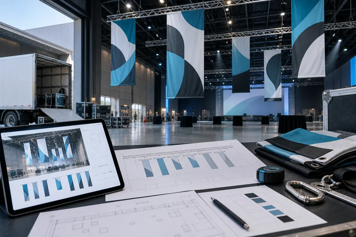 What costs sit outside printing? — Conference Hanging Flags