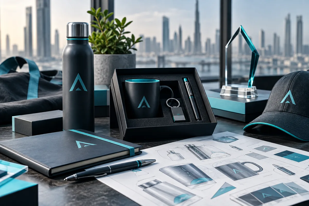 Corporate Gift Items — detail concept