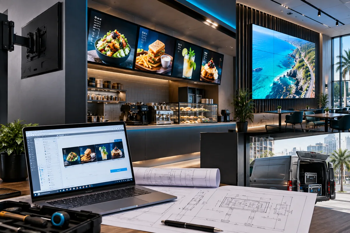 Digital Signage — application concept