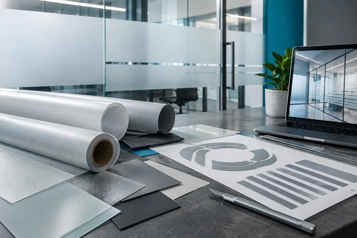 Glass Frosting & Vinyl Graphics — detail concept