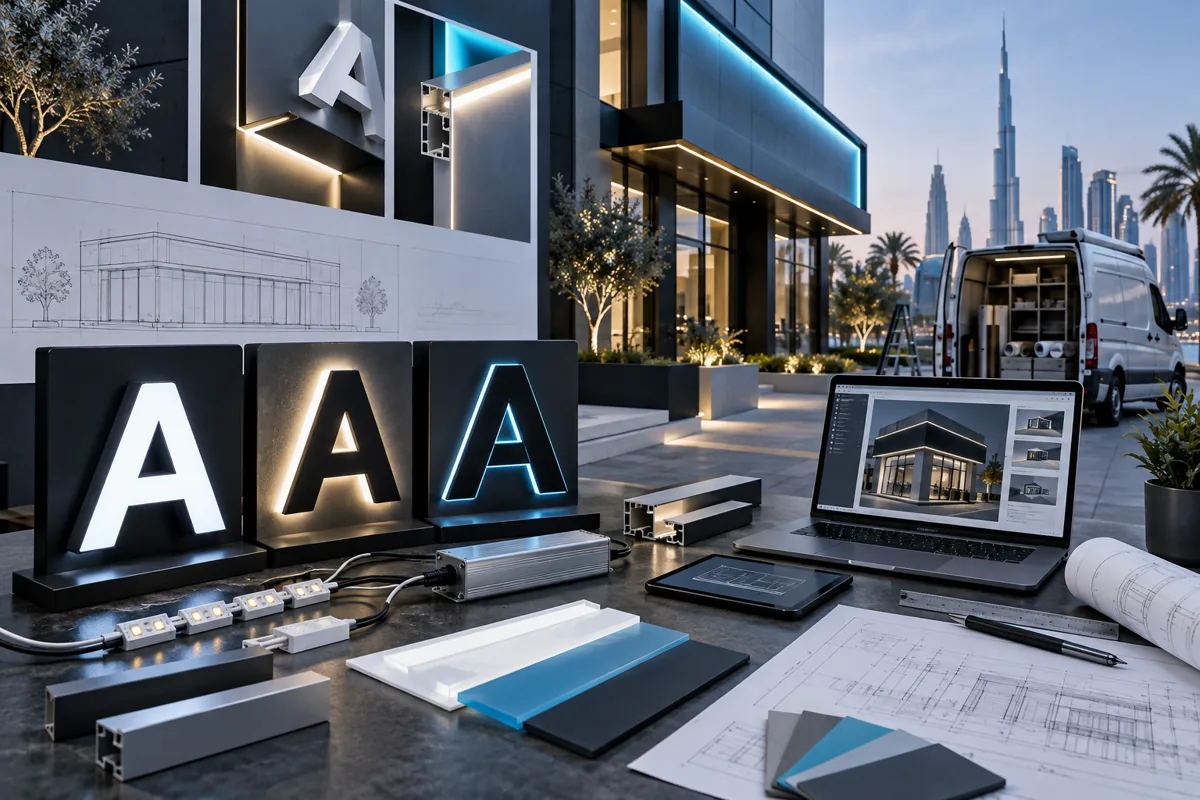 Illuminated Signage illustrative planning