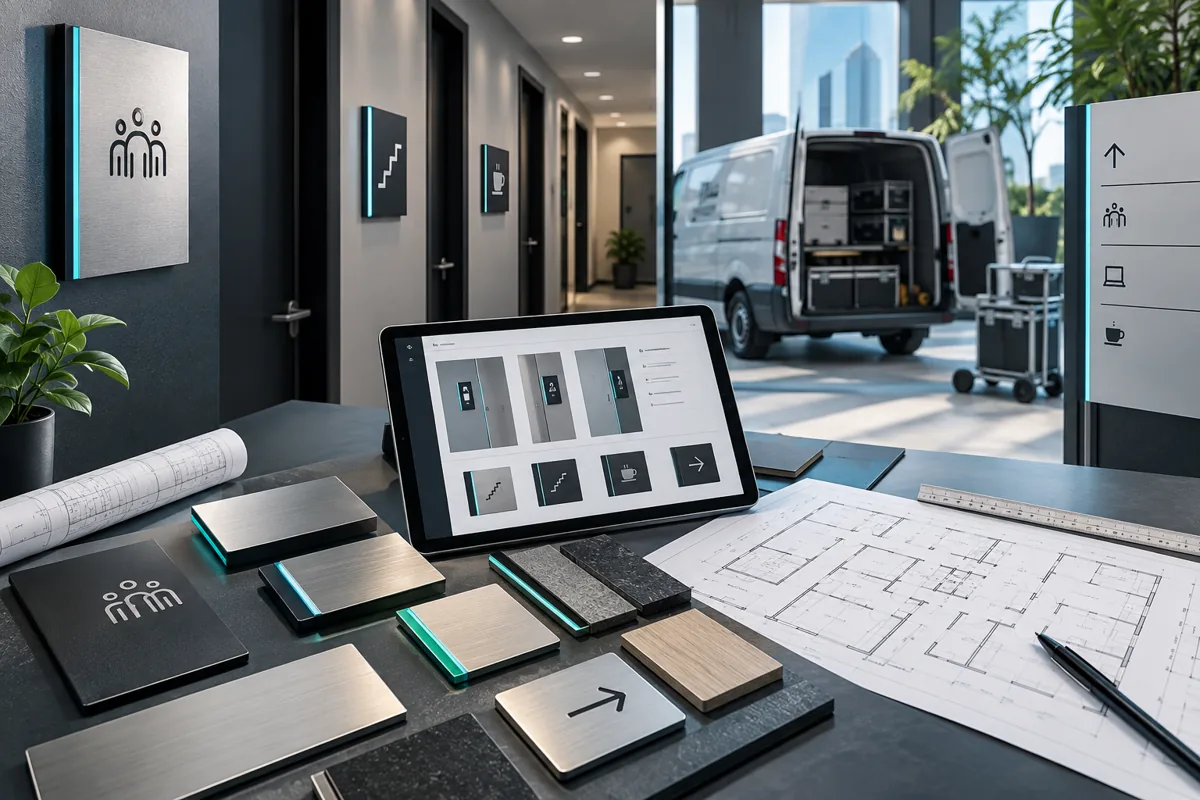 Which materials and mounts should be compared? — Indoor Signage