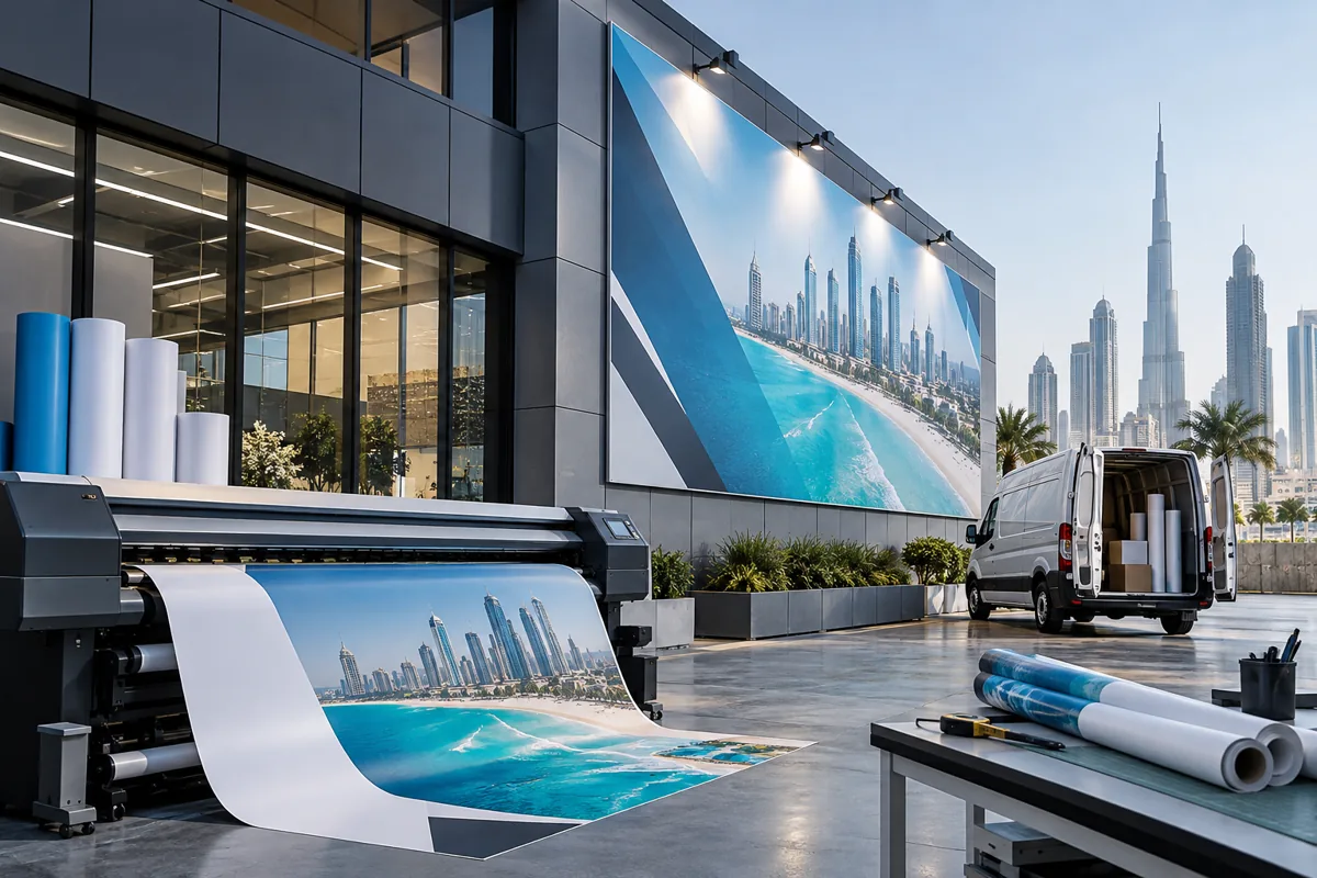 Large Format Printing — application concept