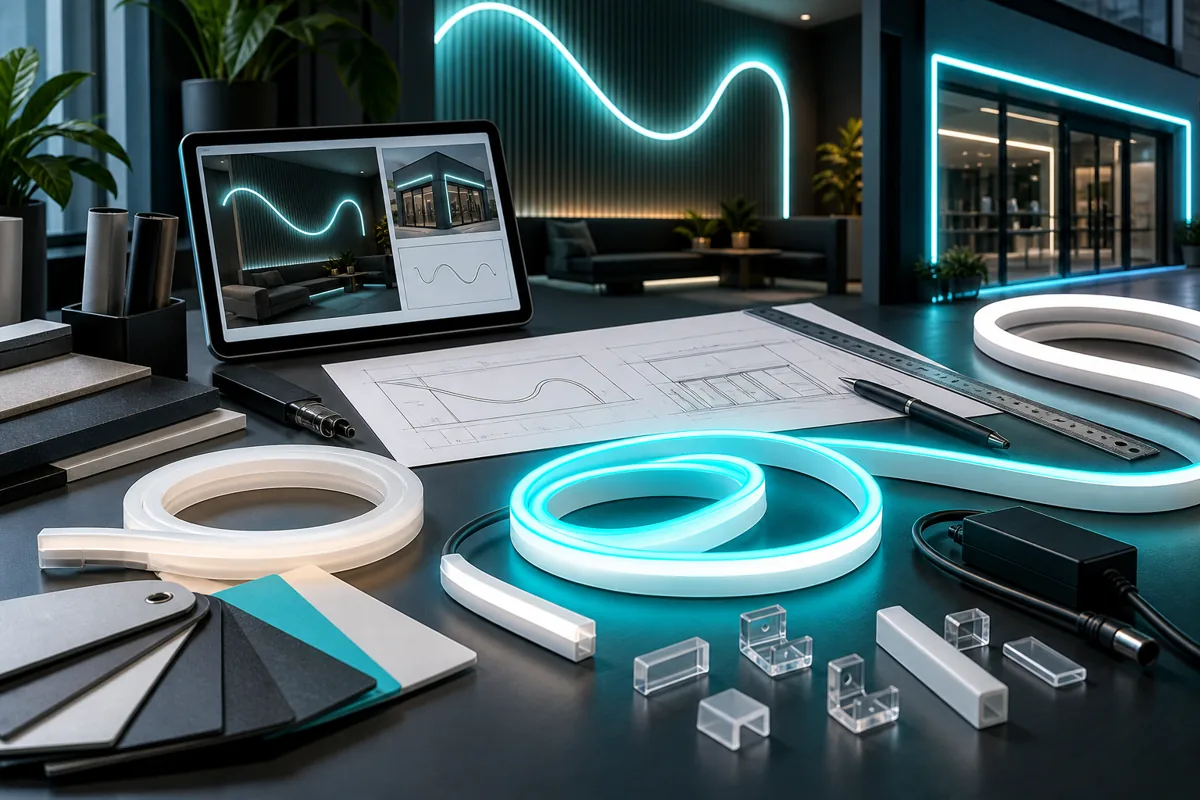 Neon & LED Signs — detail concept