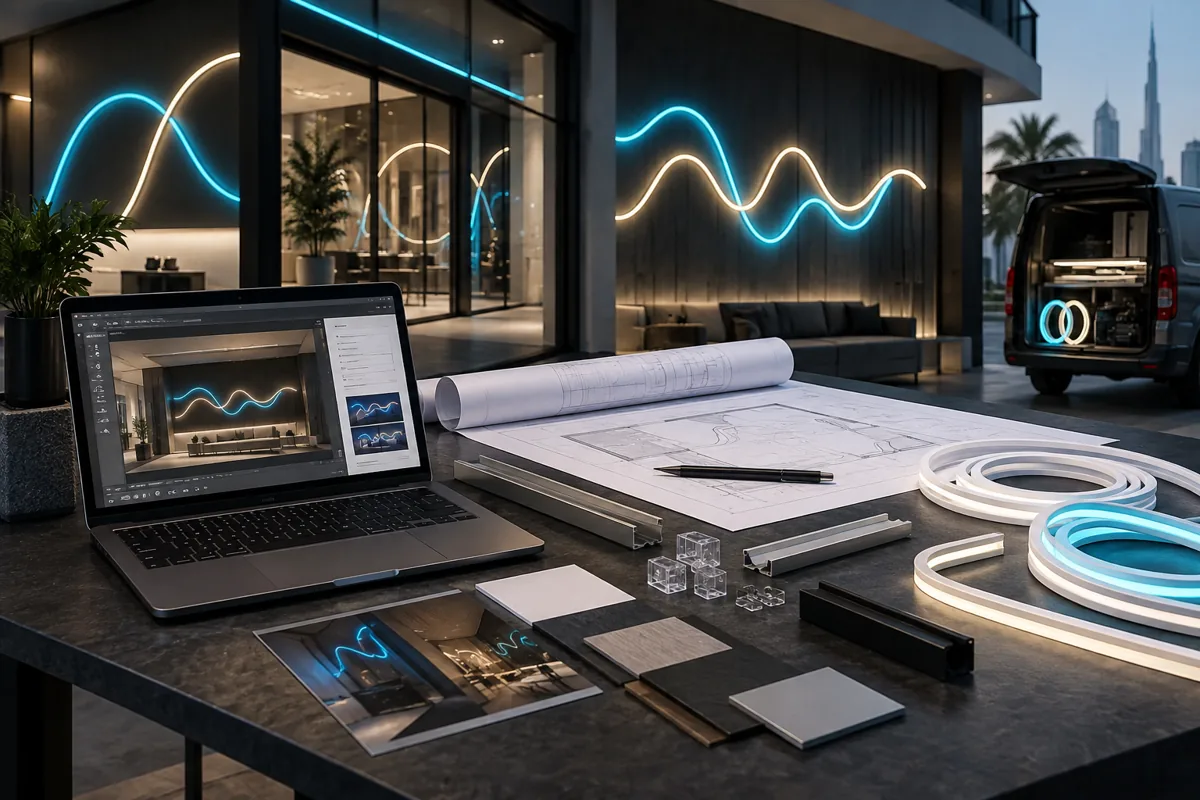 Neon & LED Signs illustrative planning