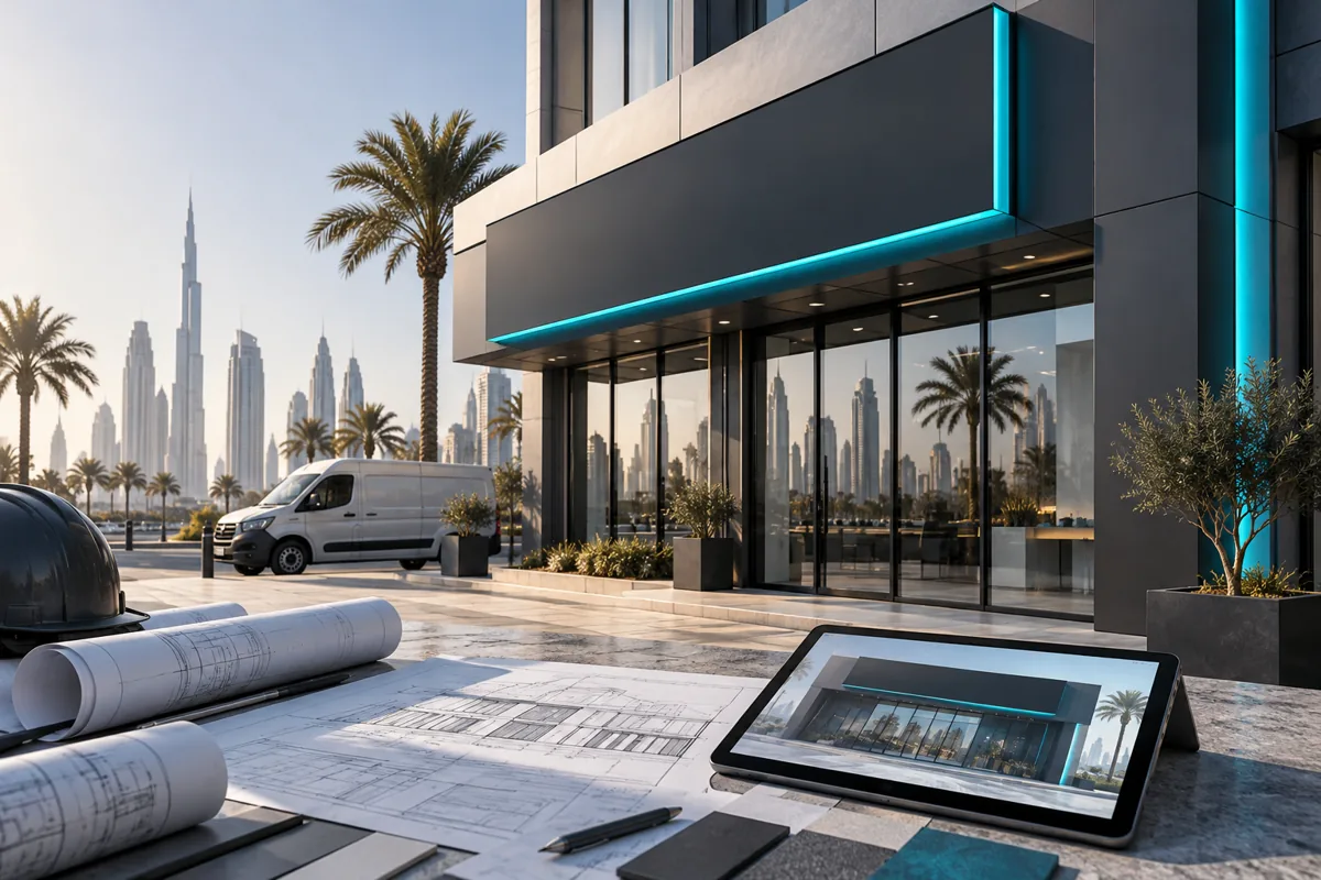 Outdoor Signage — application concept