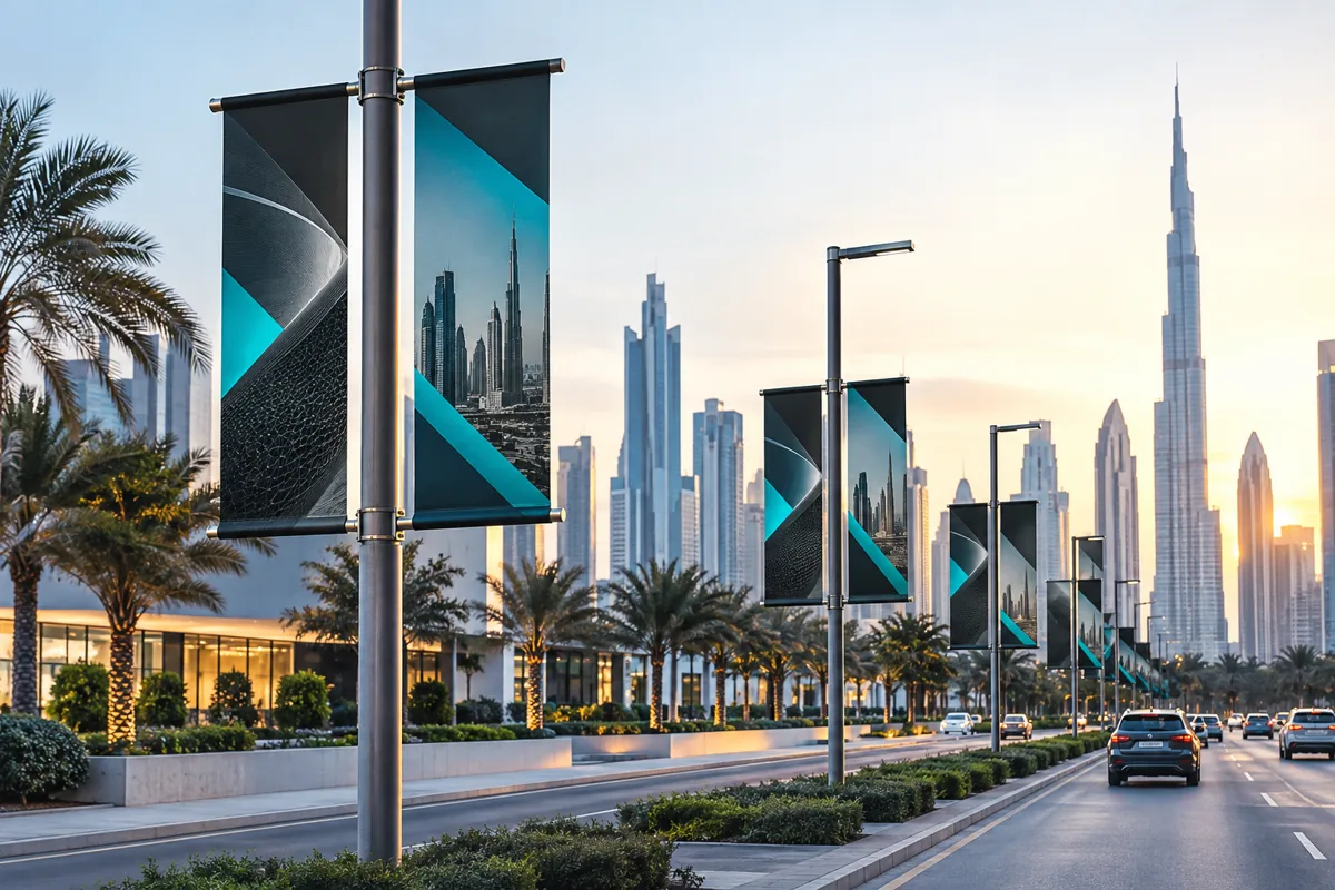 Pole Banners — example project