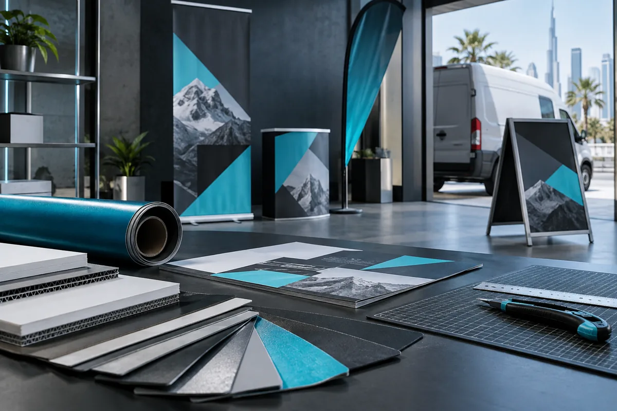 What should the setup check cover? — Promotional & Event Signage