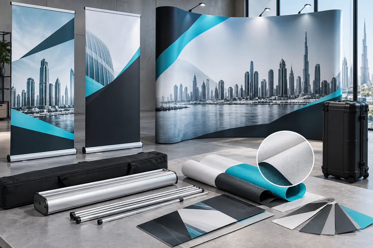 Rollup Banners & Backdrops — detail concept