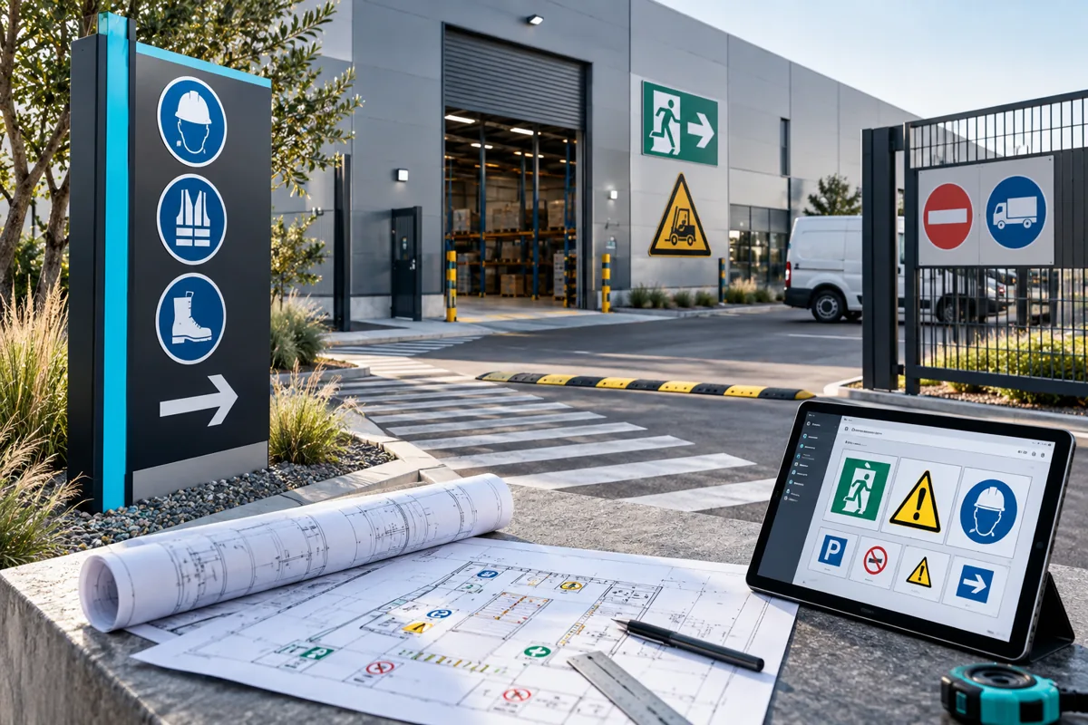 Safety & Informational Signage — application concept
