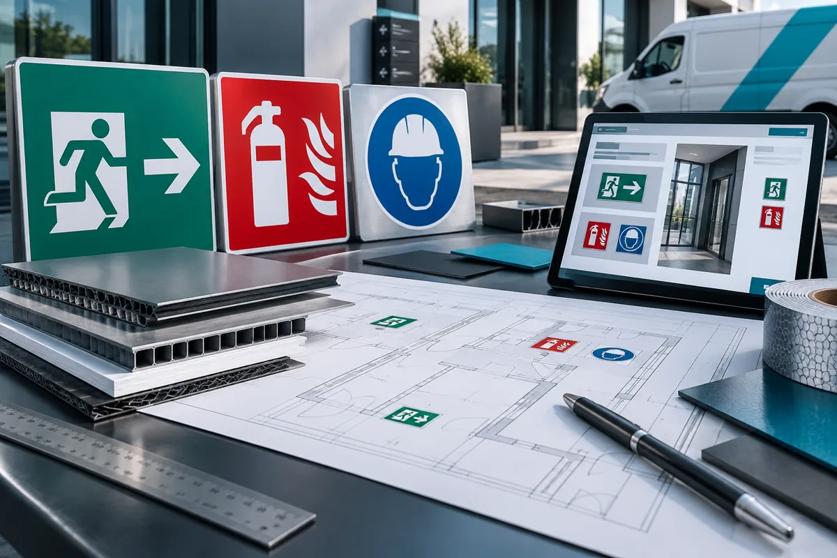 Safety & Informational Signage — detail concept