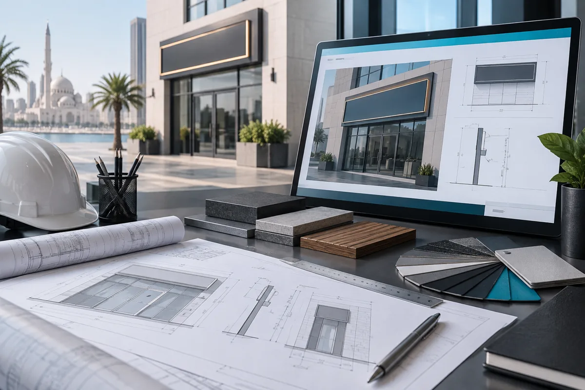 Sharjah Municipality Pre-Approval — detail concept