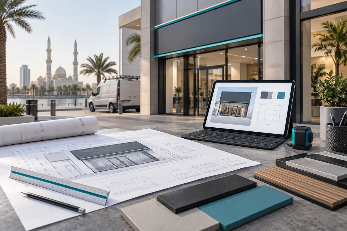 Sharjah Municipality Pre-Approval — planning concept