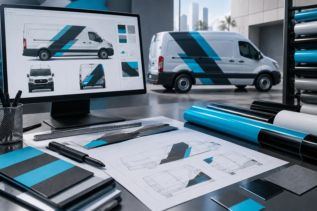 Sharjah Vehicle Graphics Approval — detail concept