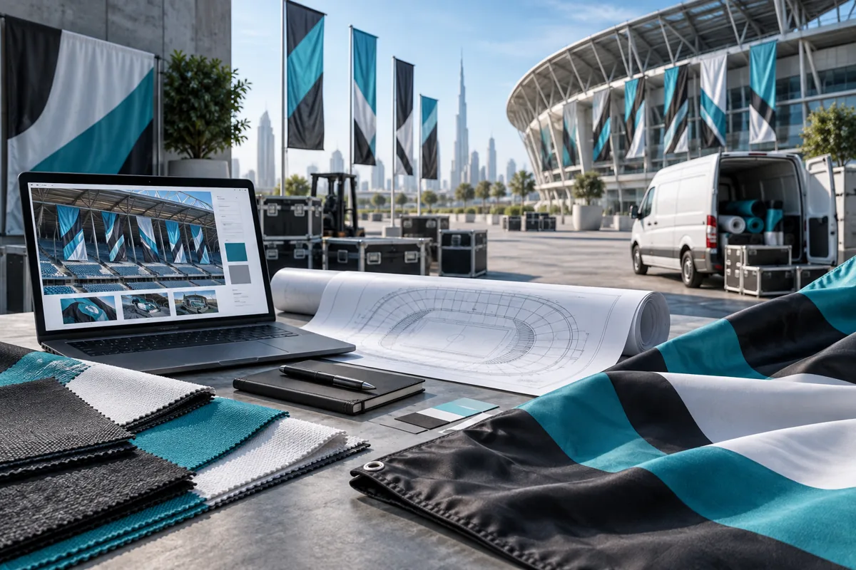 What belongs in the production scope? — Stadium Flags