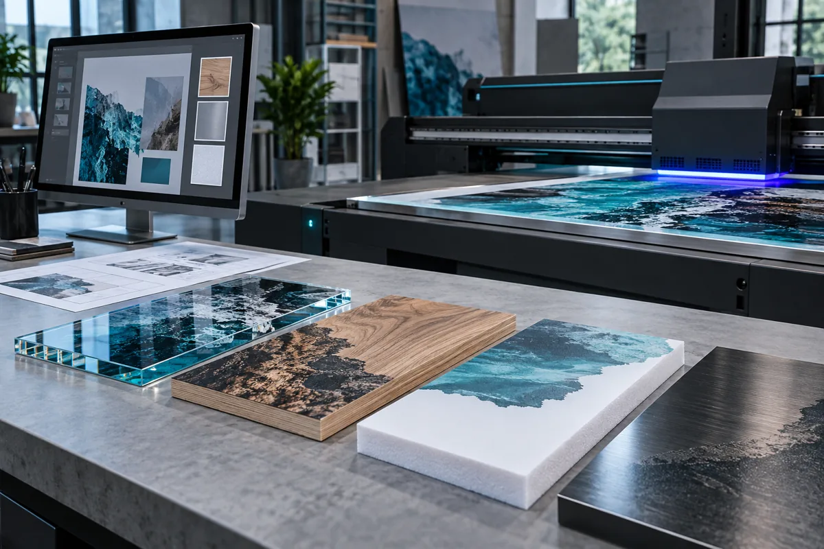UV Printing — detail concept