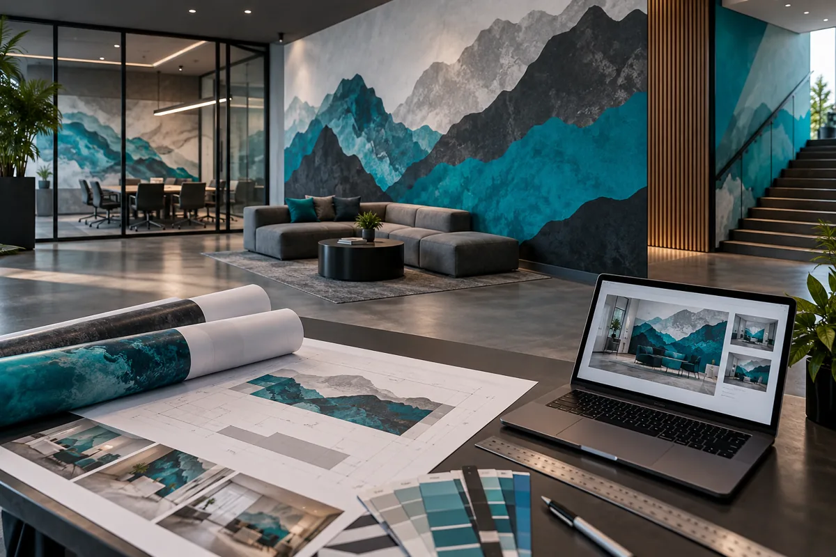 Wall Graphics & Murals — application concept