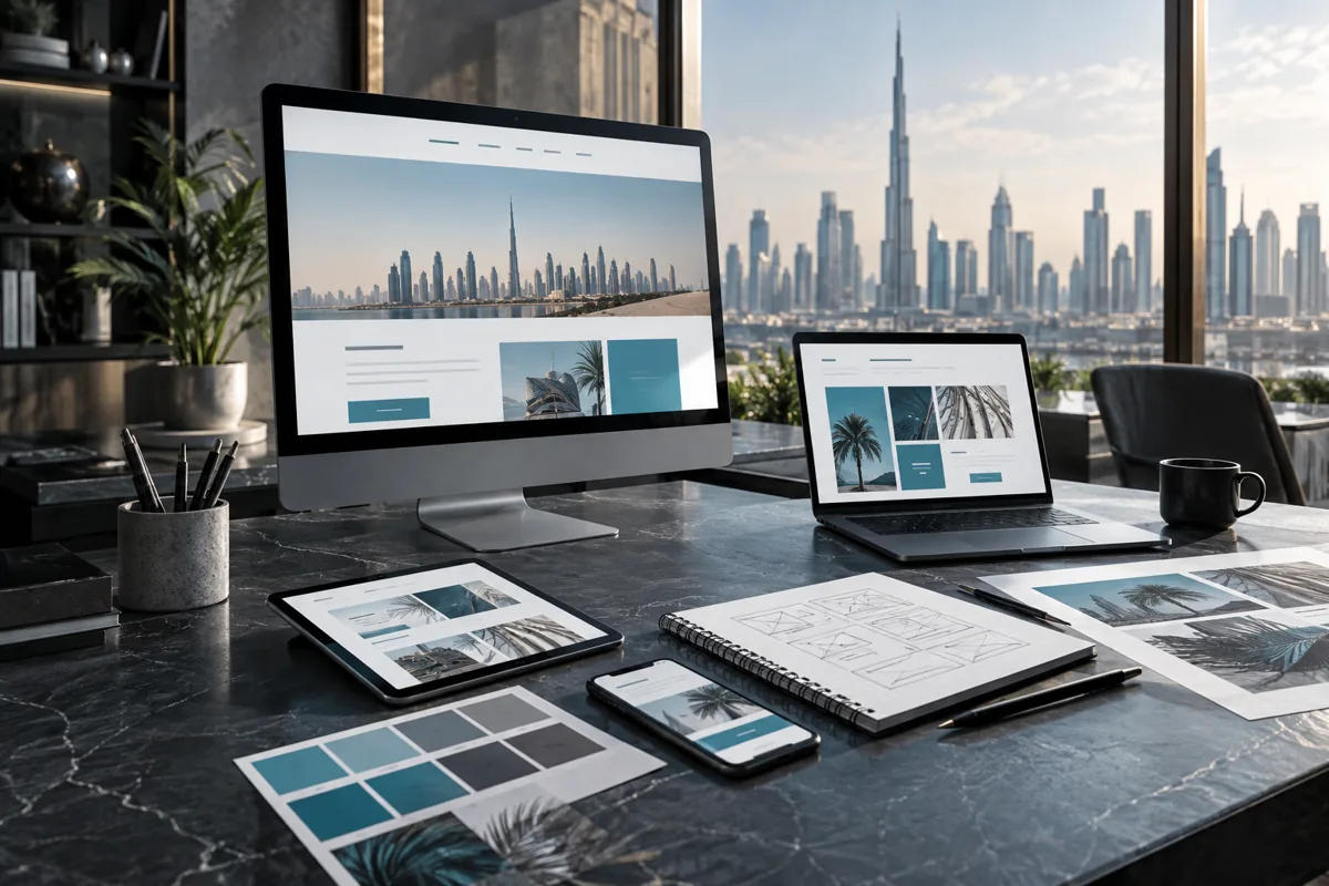 Website Design — application concept