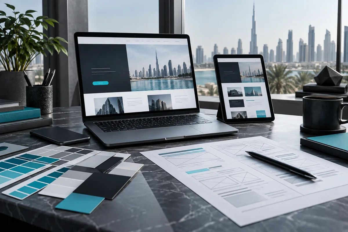 Website Design — detail concept