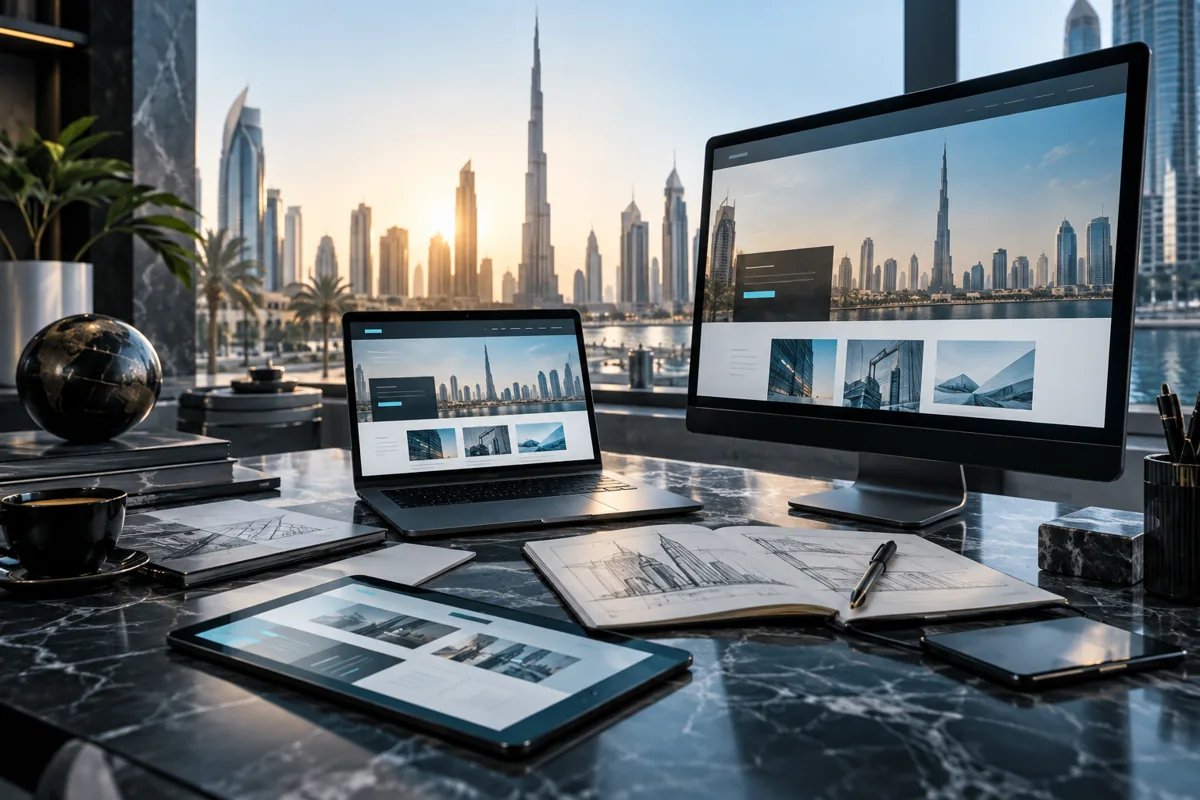Website Development — application concept