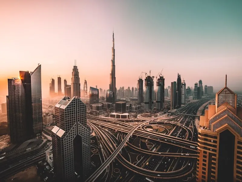 Dubai inspired background