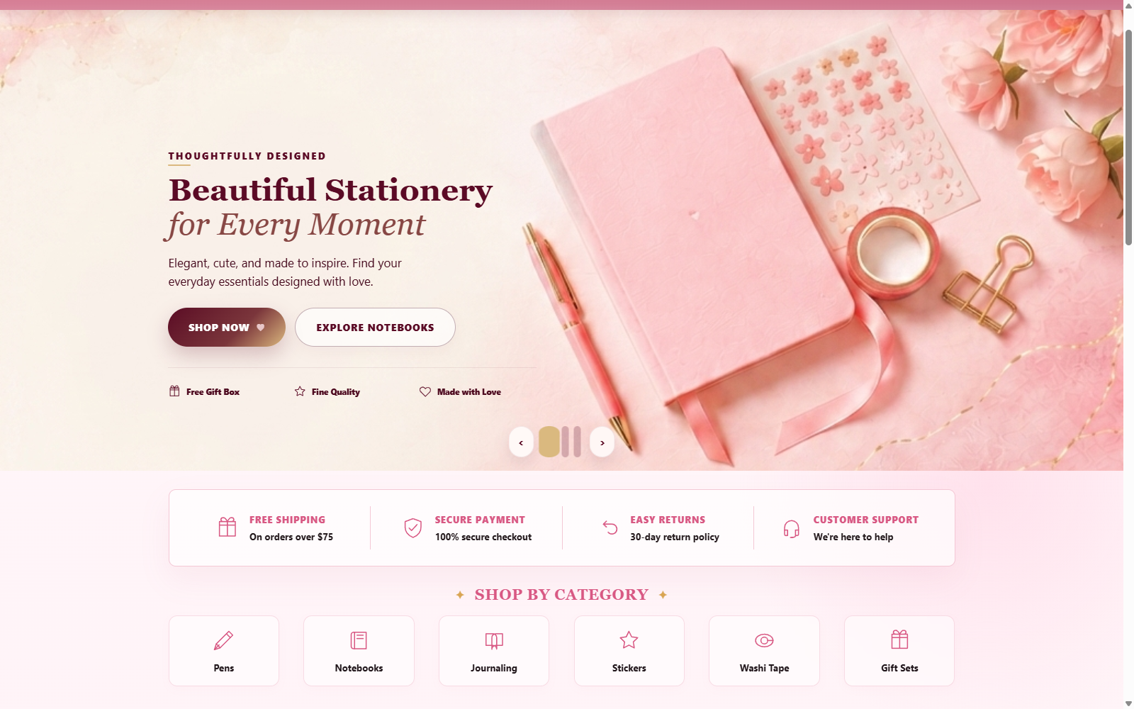Aurielle Cart E-Commerce Website