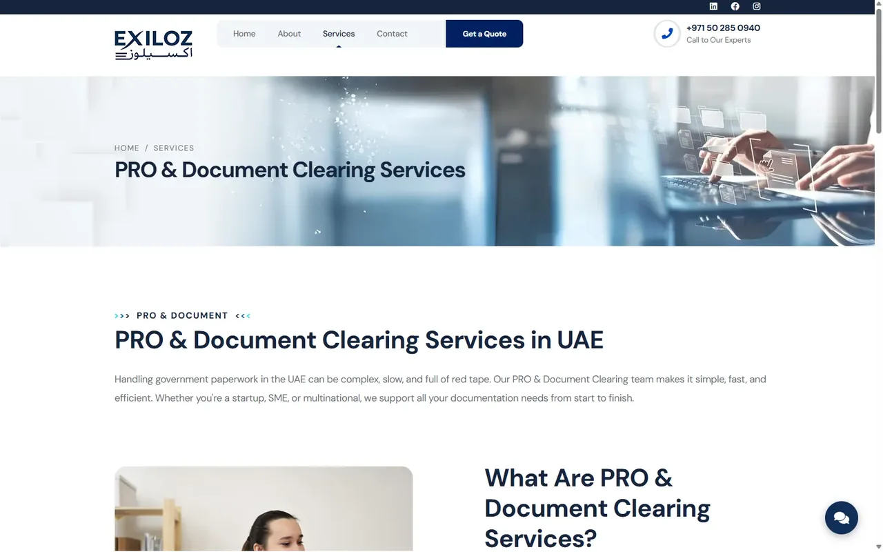 Document PRO page old screenshot