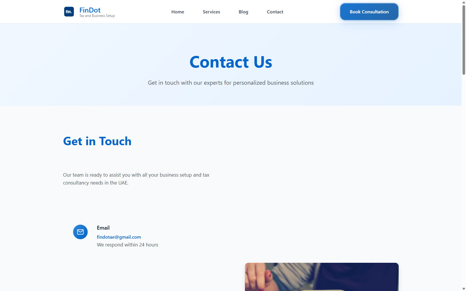 Contact Page