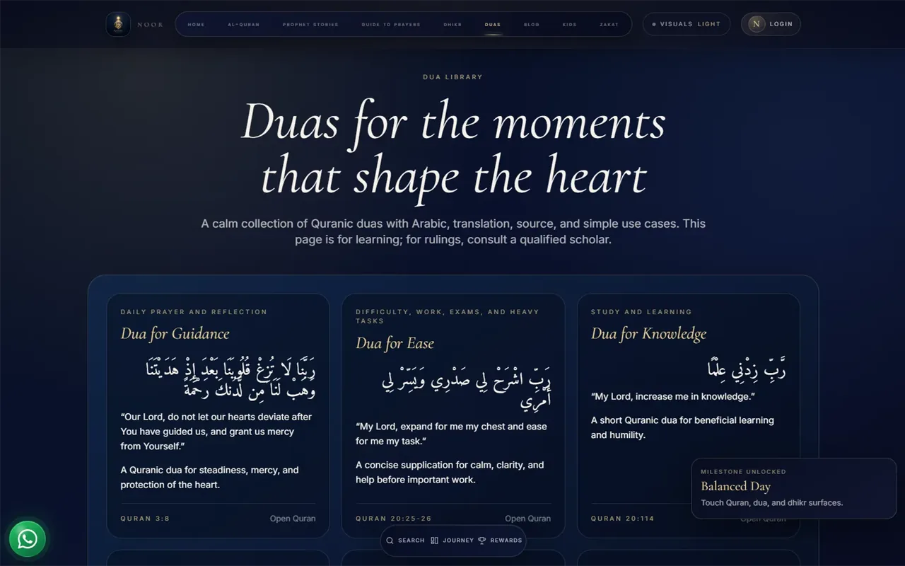Prayers Page