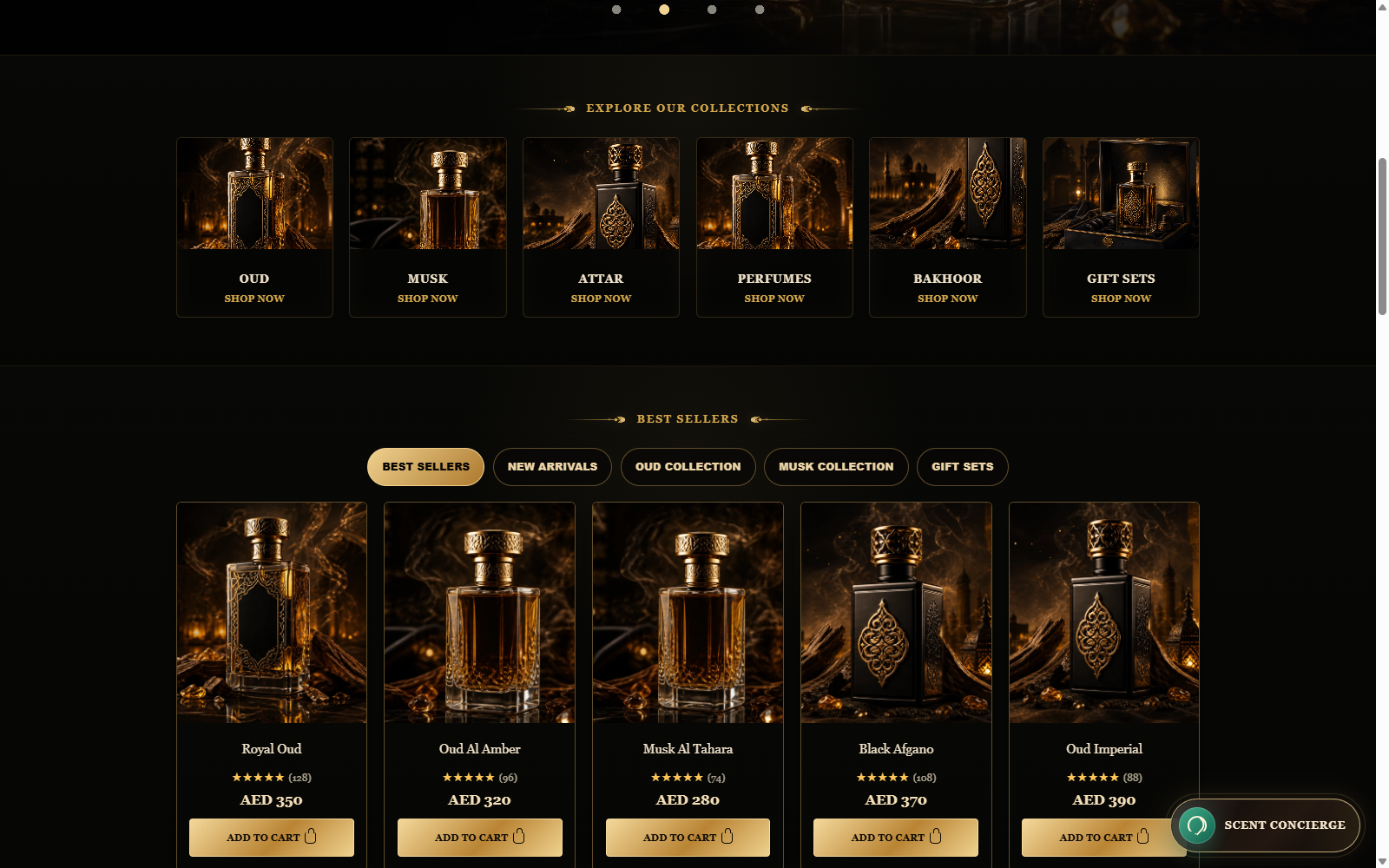 Collection and product preview