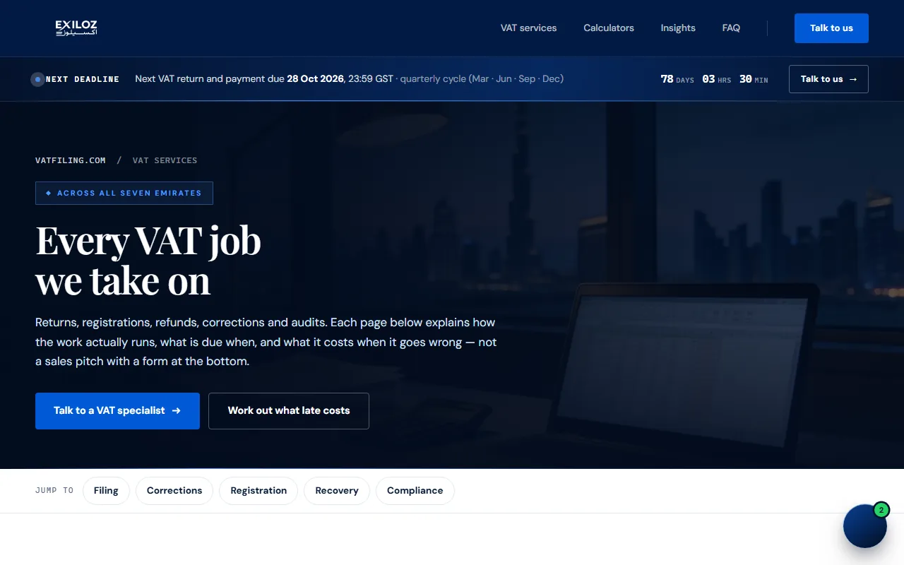 VAT Services Page