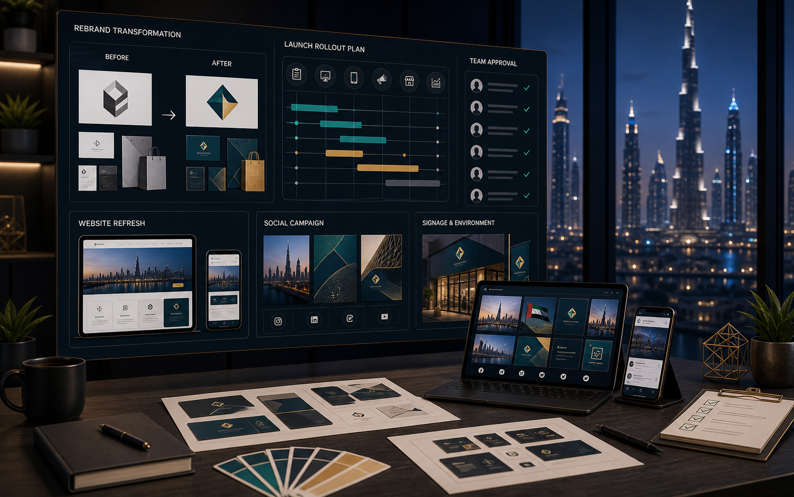 Branding & Identity - Launch a refresh without losing recognition