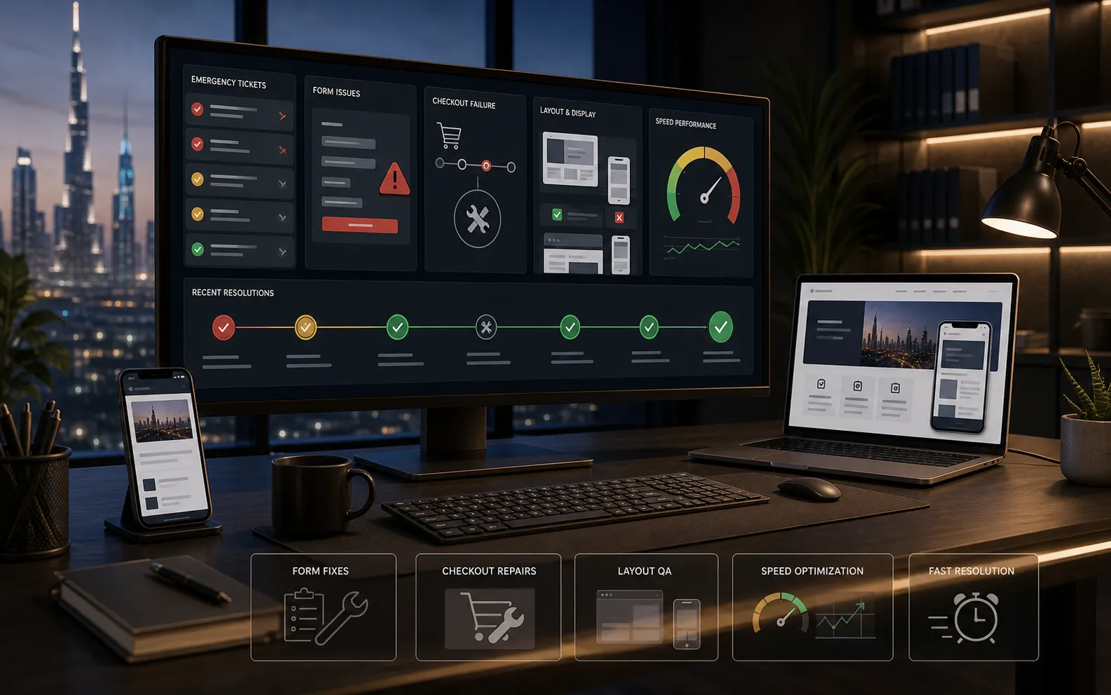 Maintenance & Support - Fix lead and sales blockers quickly
